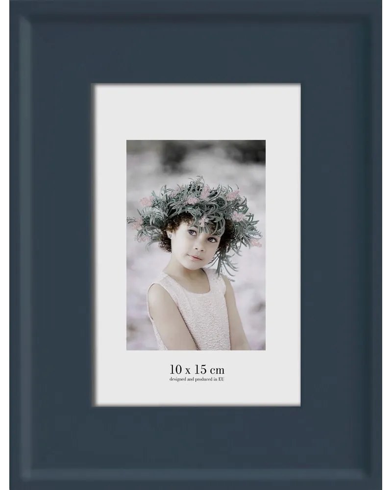 Cornice blu da appendere, 17 x 22 cm Malaga - Styler