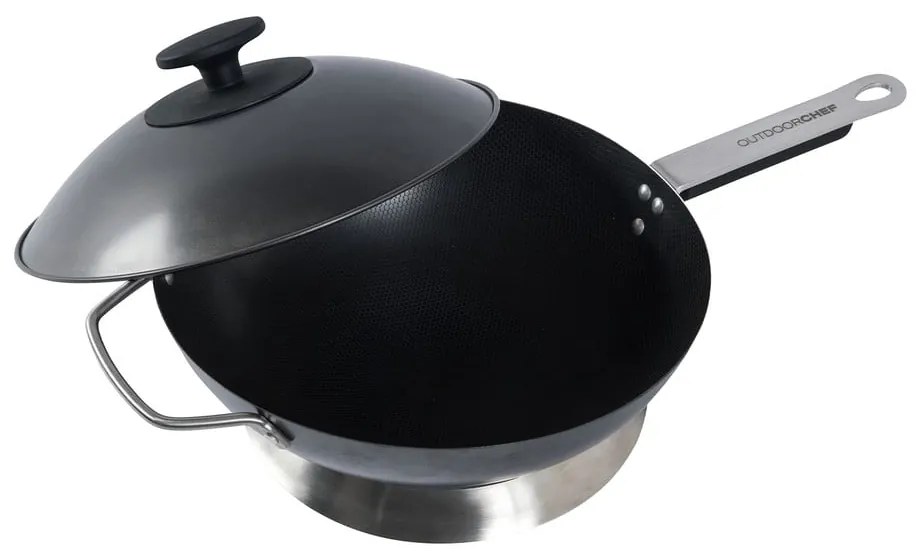 Padella per grigliare WOK 2 pezzi - Outdoorchef