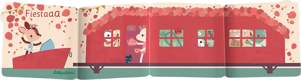 Lilliputiens - Pannello magico per il bagnetto - Fiesta