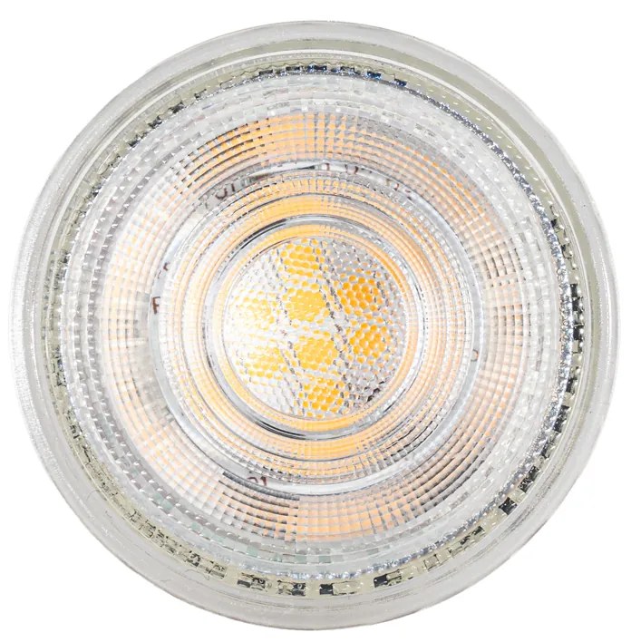 Set van 5 GU10 50mm dimbare LED lampen helder 4.9W 430 lm 2700K