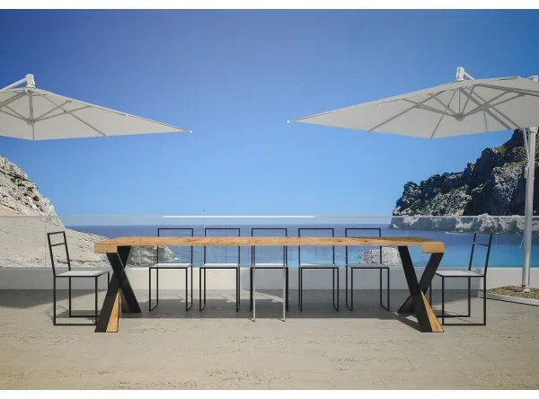 Consolle allungabile 90x40/300 cm DIAGO Abete Tinto