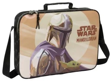 Borsa per la scuola The Mandalorian This is the way Marrone Nero 38 x 28 x 6 cm