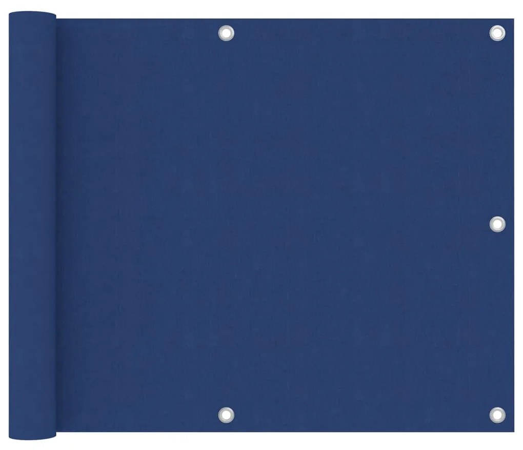 Paravento Da Balcone Blu 75x500 Cm İn Tessuto Oxford /