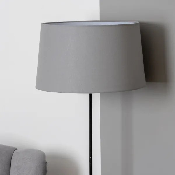 Brilagi - Lampada da terra LED CERIA 1xE27/40W/230V Ø 45 cm grigio/nero