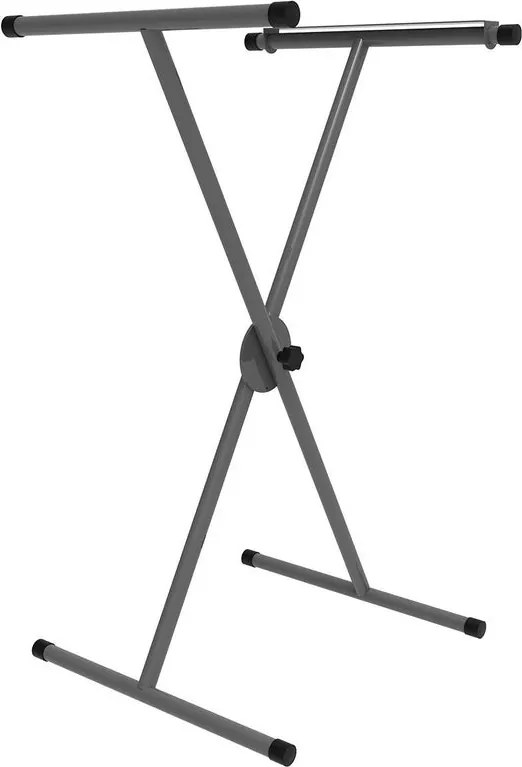 Gamba per mobili a X regolabile STEELMI Ibex in acciaio grigio opaco L 60 x P 58 x H max 110 cm