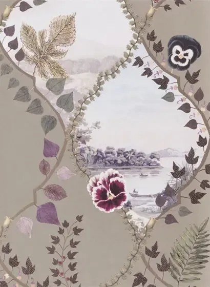 Christian Lacroix Carta da parati Coup de Vent - Cuivre