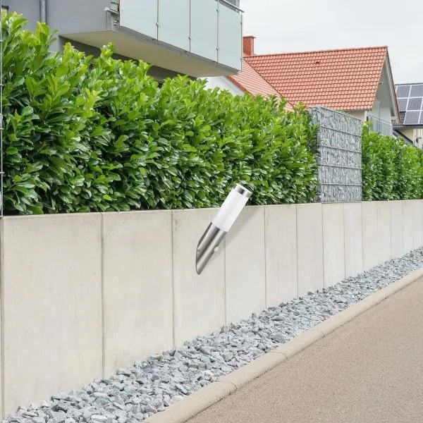 Rabalux 8266 - Applique da esterno con sensore INOX TORCH 1xE27/25W/230V