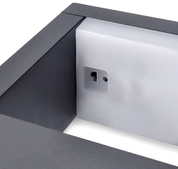 Brilagi - Lampada LED da esterno RAGUSA LED/7W/230V 3000/4000/6000K antracite IP54