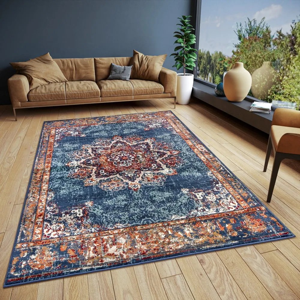 Tappeto blu scuro 140x200 cm Orient Maderno - Hanse Home