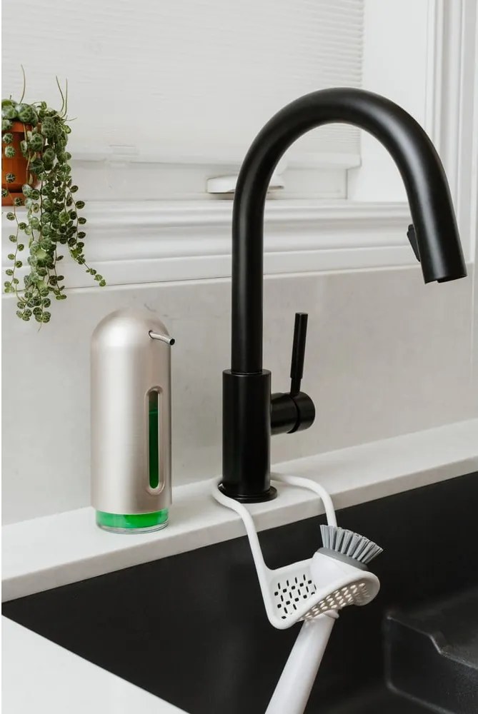 Dispenser di sapone in plastica argento 350 ml Penguin - Umbra