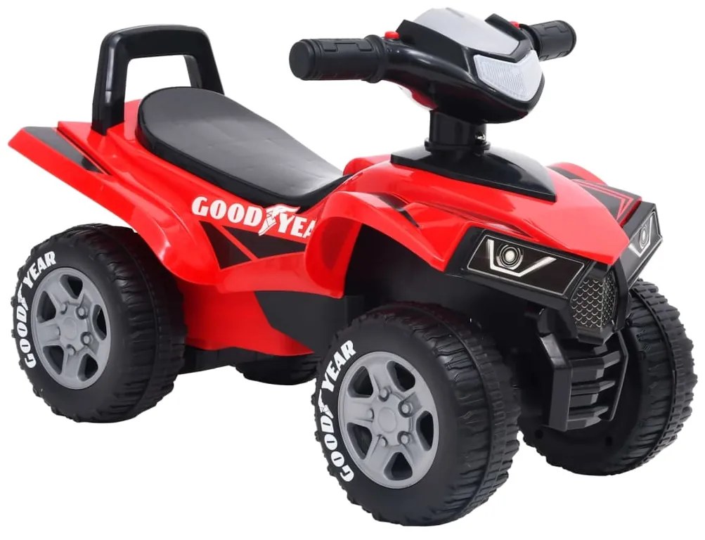 Quad Cavalcabile per Bambini Buon Anno, Rosso