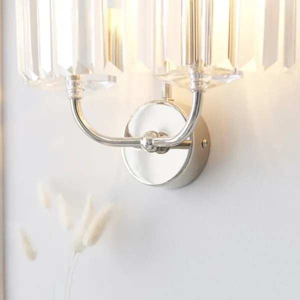 Endon 106448 - Applique CHESTERFIELD 2xE14/6W/230V finitura cromo lucido