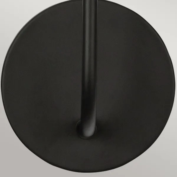 Alora Mood ALM-SYLVIA-1WB-BK-CL - Applique SYLVIA 1xE14/40W/230V nero