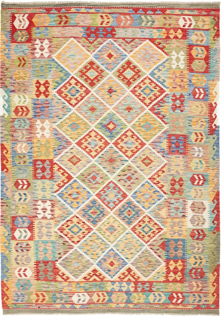 Kilim Tappeto 290 x 200 (Pakistan) Tessuto A Mano