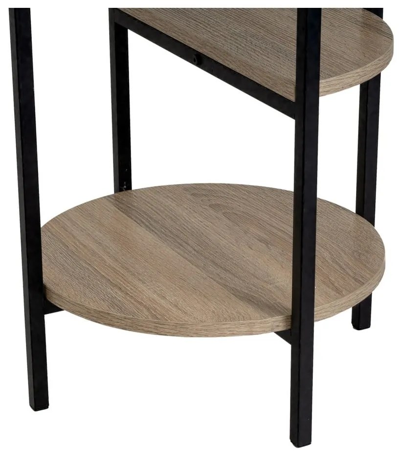 Scaffale nero effetto rovere naturale 40x80 cm - Casa Selección