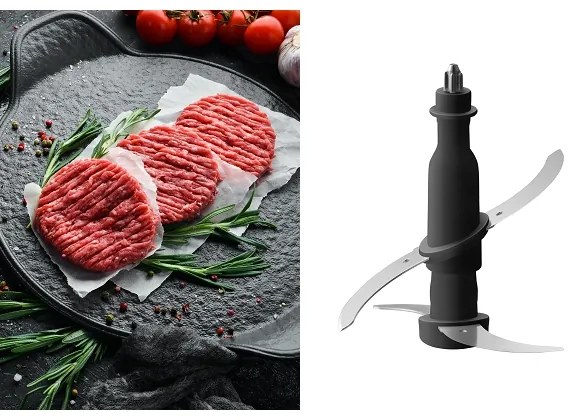 Concept RM3300 - Robot da cucina con grattugia 1000W/230V nero/acciaio inossidabile