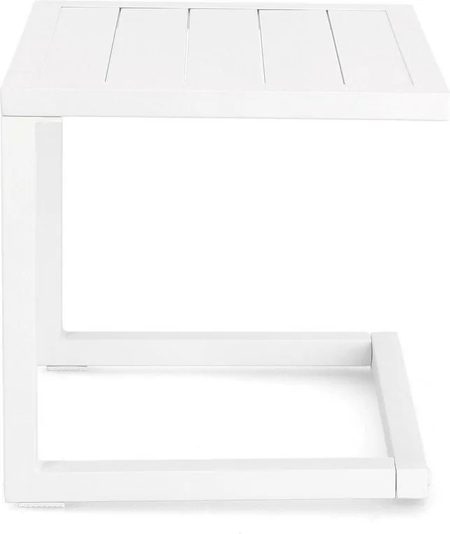 Tavolino da giardino in alluminio 40x40 cm Hilde – Bizzotto