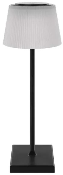 EMOS Z7630B - Lampada LED dimmerabile ricaricabile KATIE LED/4W/10V 1800mAh IP44 nero