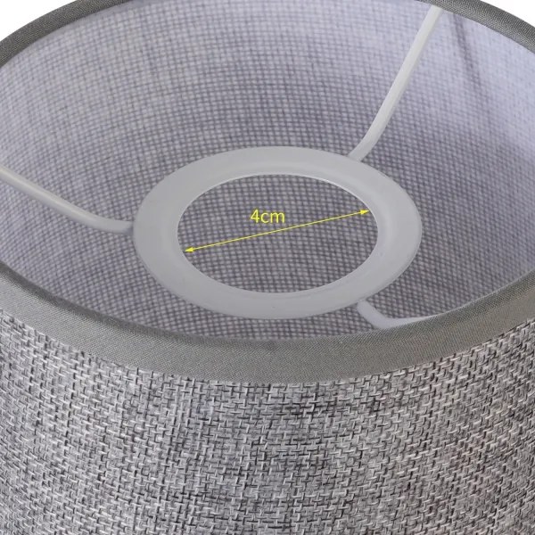 Brilagi - Paralume universale NUBILA E27 15,5x14 cm grigio