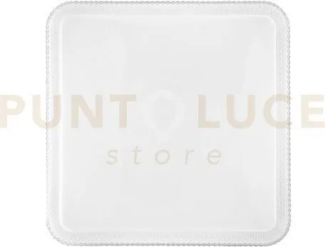 Plafoniera led pixel quadrata bianca 40w 3900lm cct 3000k 4000k 650...