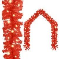 Ghirlanda Natalizia con Luci a LED 10 m Rossa 329196