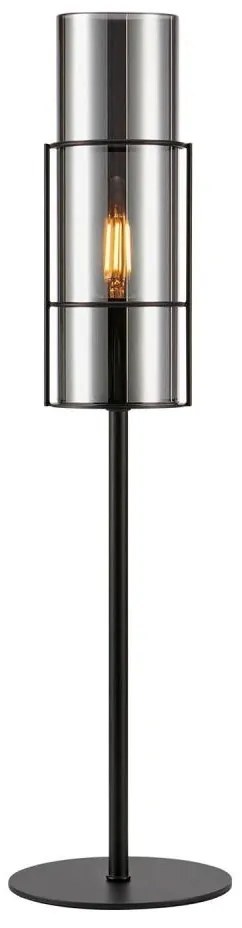 Markslöjd 108559 - Lampada da tavolo TUBO 1xE14/40W/230V 50 cm nero