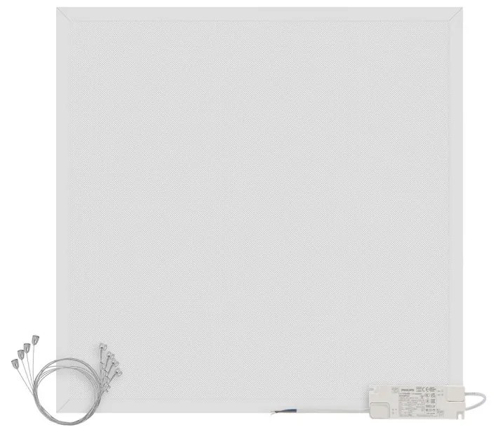 Pannello LED a Sospensione 60x60 42W CCT UGR19 PHILIPS CertaDrive CRI92 Colore Bianco Variabile CCT