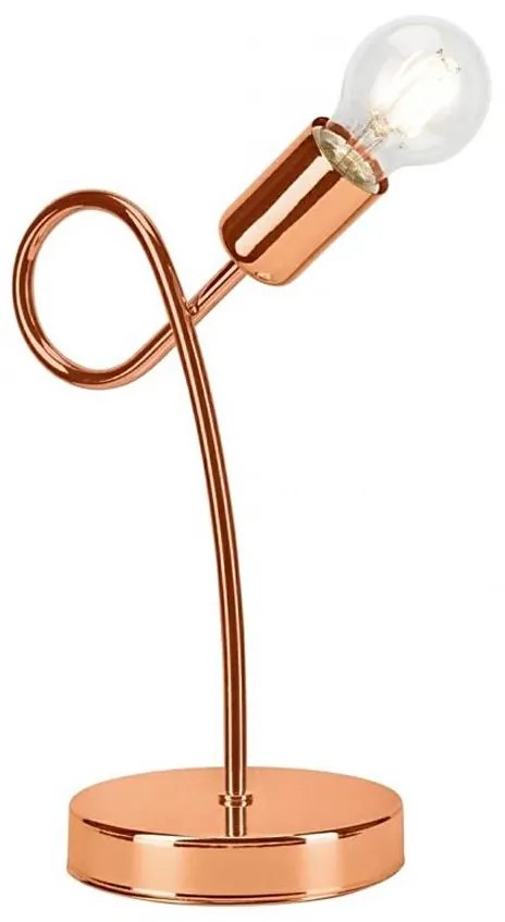 Lampada da tavolo CAMILLA 1xE27/60W/230V rame