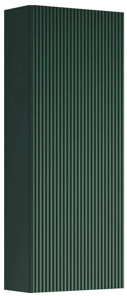 Pensile bagno Opera laccato opaco verde foresta, 1 anta apertura da sinistra P 17 x L 30 x H 80 cm