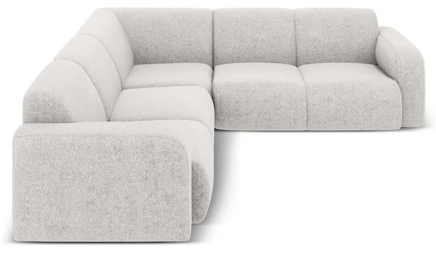 Divano angolare grigio chiaro (angolo variabile/ad L) Molino - Micadoni Home