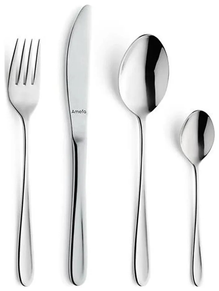 Set di posate in acciaio inox MONACO, 24 pezzi