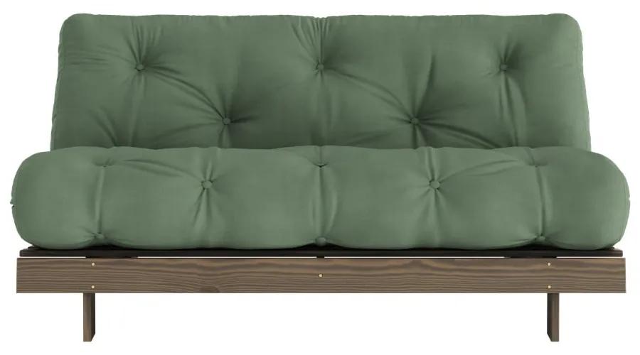 Divano letto verde 160 cm Roots - Karup Design