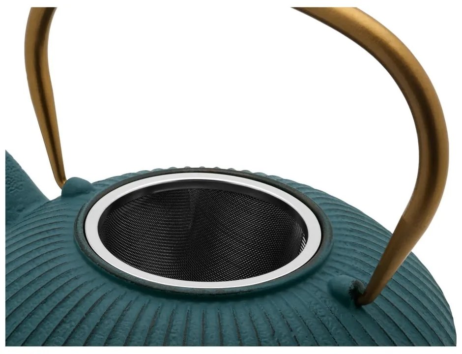 Teiera in ghisa blu 1,1 l Linhai - Bredemeijer