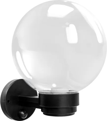 Brilagi - Applique da esterno con sensore HARBOR 1xE27/40W/230V IP33 nero/trasparente