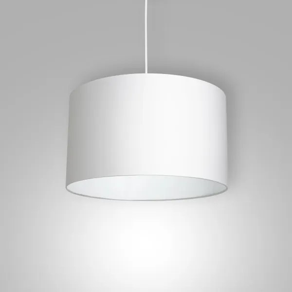 Lampadario a sospensione con filo ARDEN 1xE27/60W/230V diametro 40 cm bianco