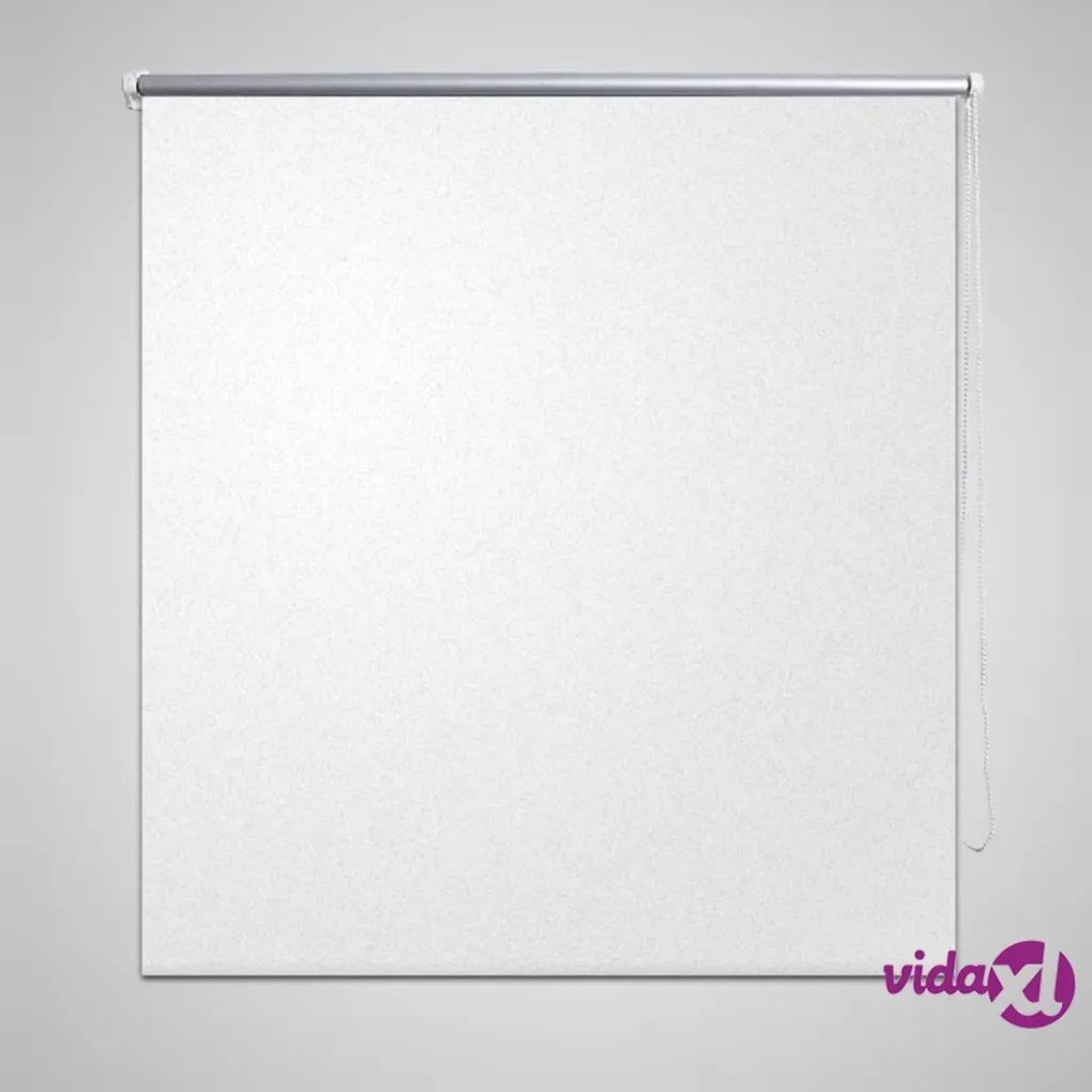 vidaXL Tenda a Rullo Oscurante 140 x 230 cm Bianca