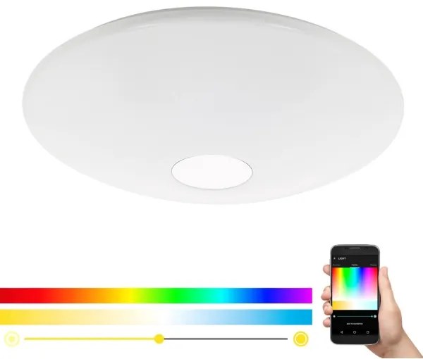 Eglo 97918 - Plafoniera LED RGB dimmerabile TOTARI-C LED/34W/230V + +TC