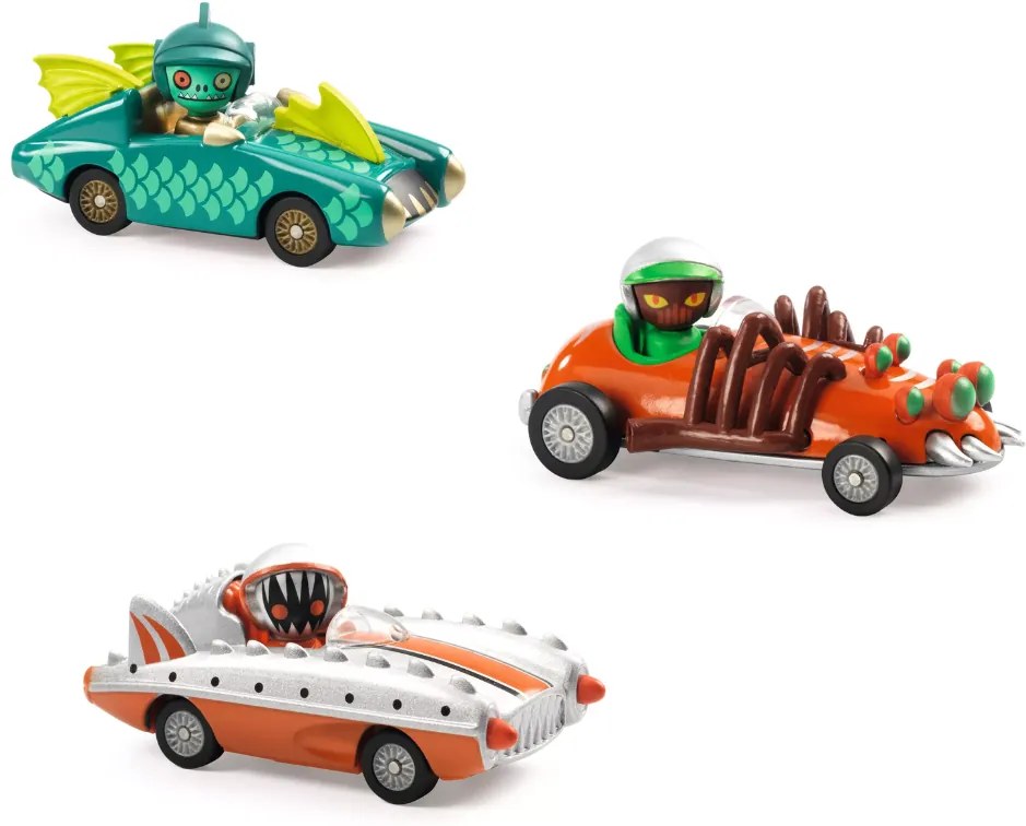 Pacchetto Crazy Motors - Piranha Kart + Mister Wings + Turbo Spider