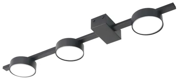 Plafoniera LED JOY 3xGX53/6W/230V nero