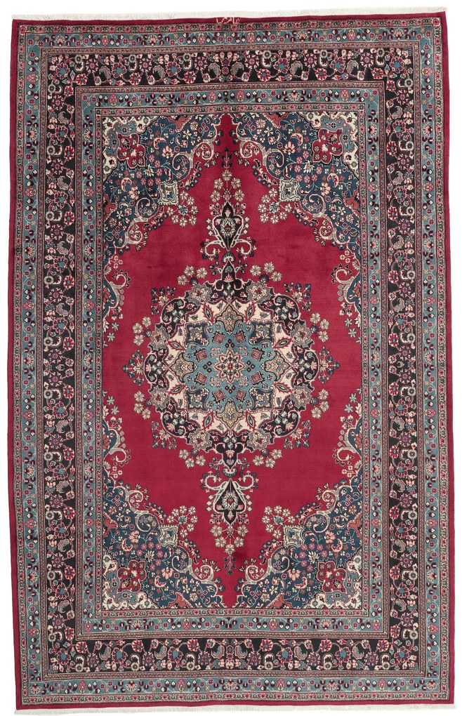 Mashad Tappeto 300 x 200 (Iran) Annodato A Mano