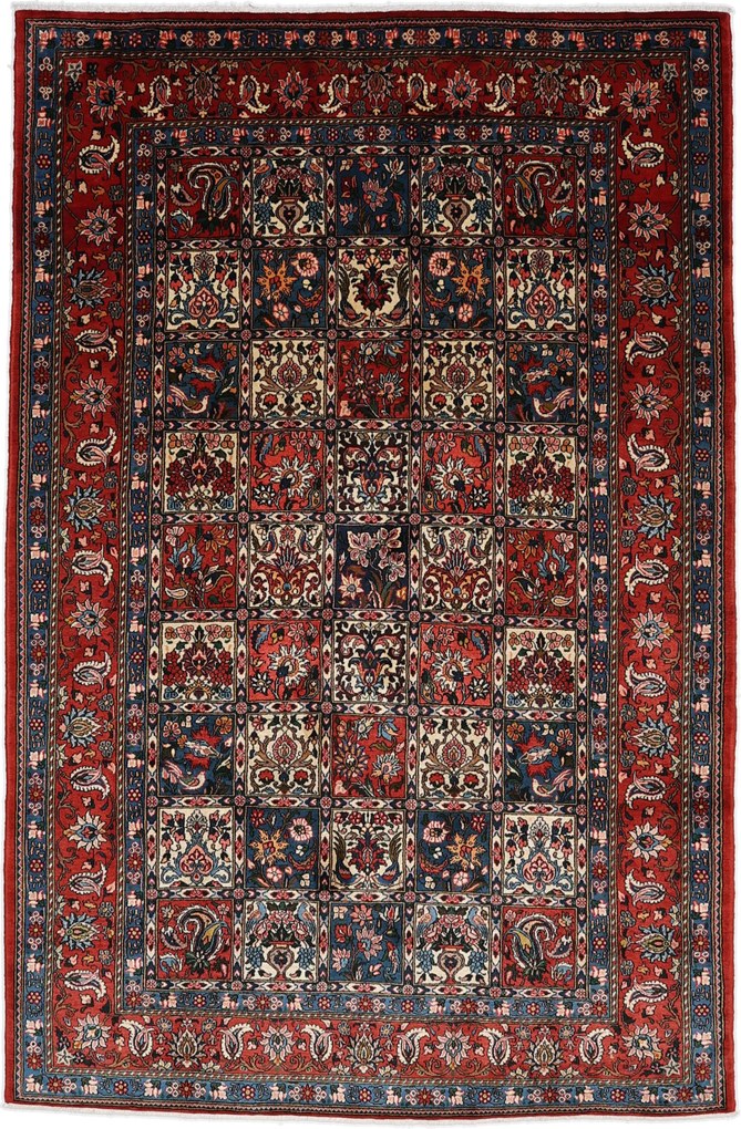 Bakhtiar Tappeto 210 x 310 (Iran) Annodato A Mano