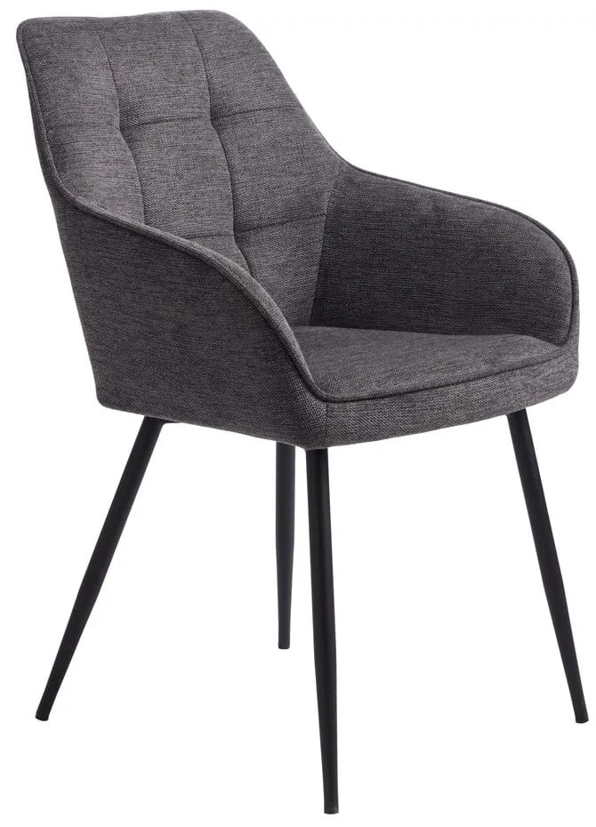 Sedia da pranzo grigio scuro Nolan - Unique Furniture