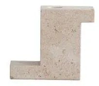 101 Copenhagen - Brick Candle Holder Tall Limestone 101 Copenhagen