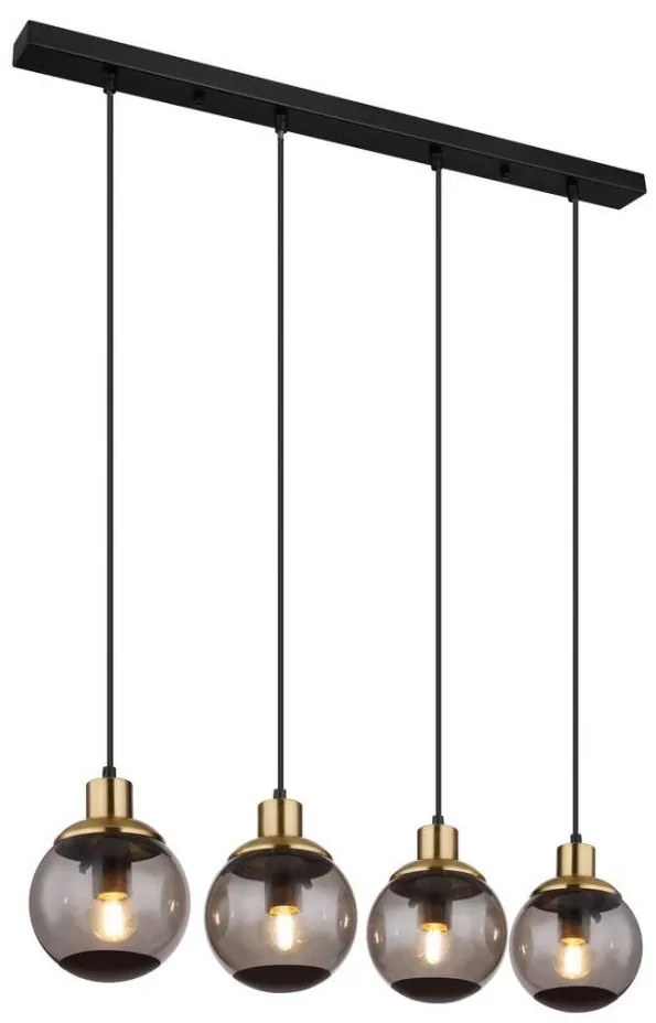 Globo 15860-4H - Lampadario a sospensione con filo POTTER 4xE27/25W/230V