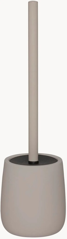 Scopino con porta scopino in ceramica Mireli