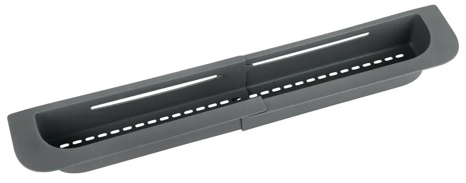 Scolapiatti allungabile per lavello grigio in plastica 49,5x8,5 cm Fino – Wenko