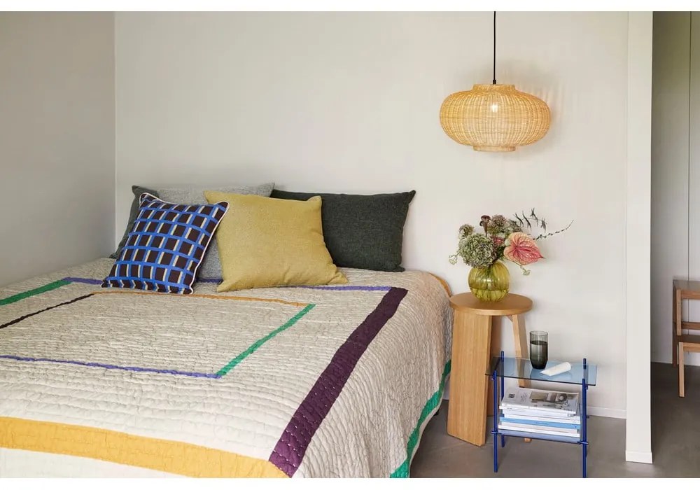 Tavolino da caffè con doppio ripiano in vetro Niche - Hübsch