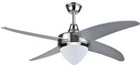 Ventilatore da Soffitto 4 Pale e Lampada 132cm 3 Velocit Vannini Chic