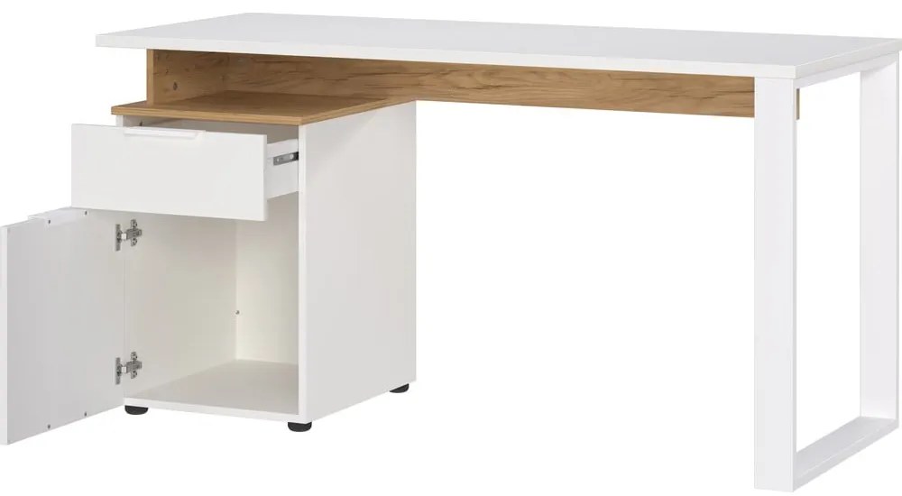 Tavolo da lavoro con piano bianco 61x140 cm Hasselt - Germania
