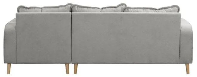 Divano angolare grigio chiaro (angolo destro) Beata - Ropez